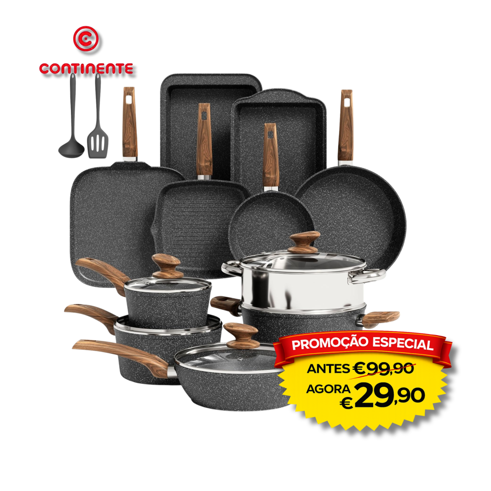 Trem Cozinha 6 Peças Alumínio Essencial Kasa